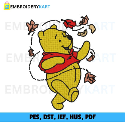 Pooh Embroidery Pattern Embroidery file