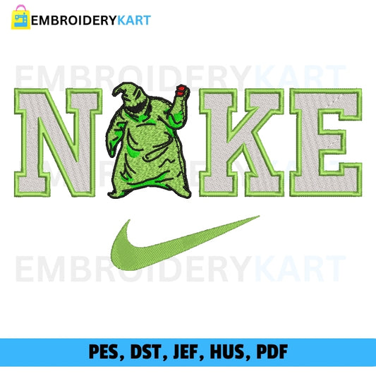 Nike oogie boogie Halloween Embroidery file