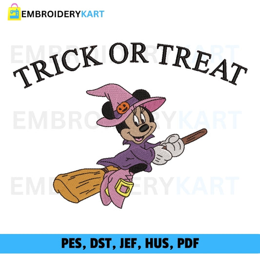 Disney Mickey Halloween Embroidery file