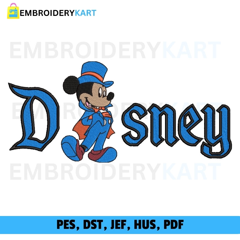 Mickey X Disney Halloween Embroidery file