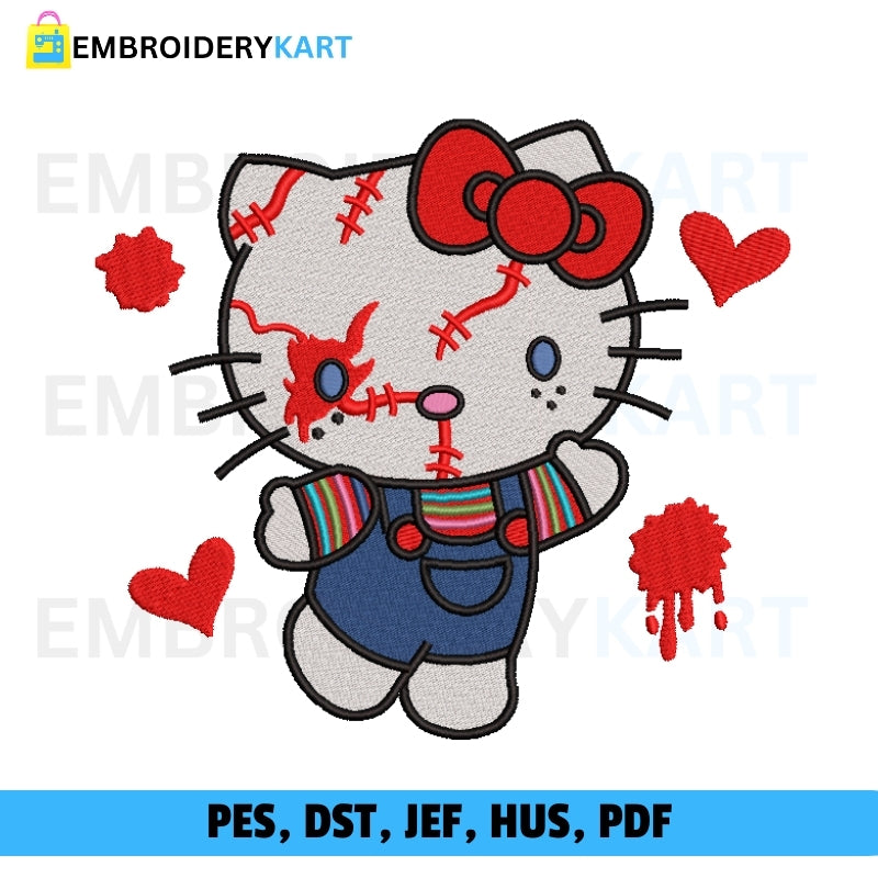 Hello Kitty Chucky Embroidery file