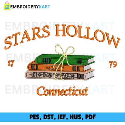 Stars Hollow Embroidery file