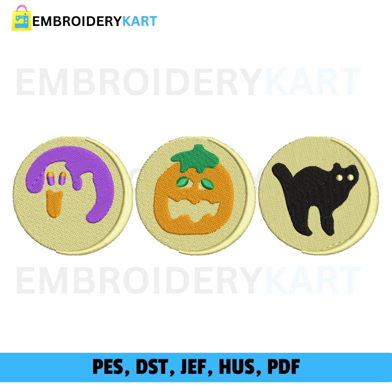 Halloween Sugar Cookie Embroidery file