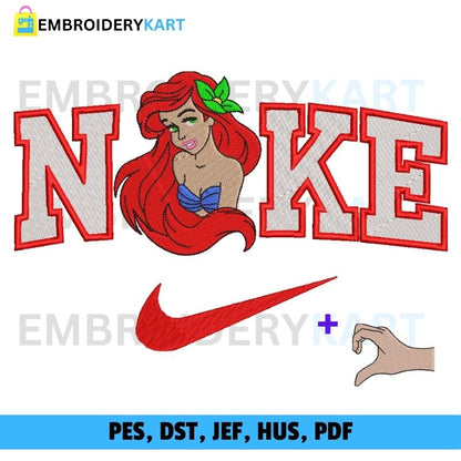 Nike X Ariel Embroidery File