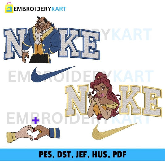 Nike Belle X Beast Embroidery design