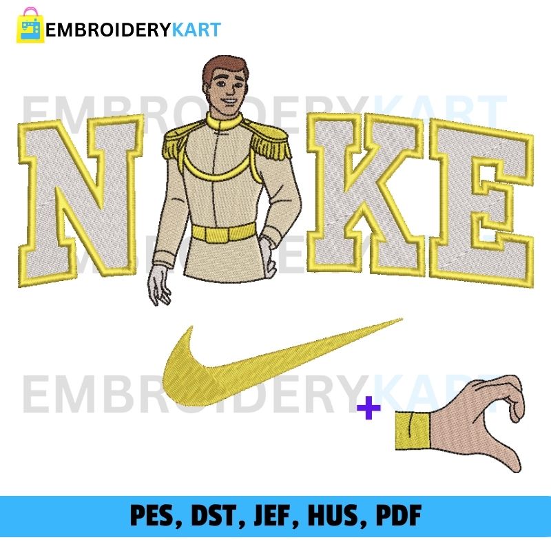 Nike Prince Charming Embroidery file