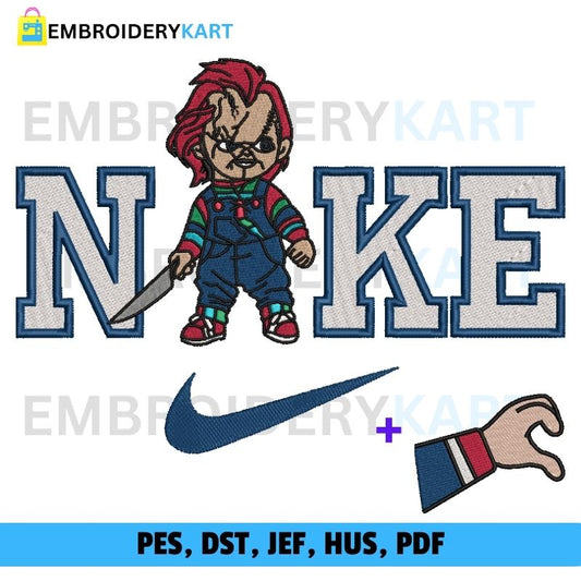 Nike X Chucky Embroidery File