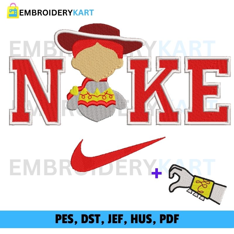 Jessie X Nike Toy Story Embroidery File