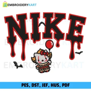 Cute Hello Kitty Halloween Embroidery file