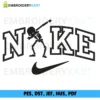 Nike skeleton Halloween Embroidery file