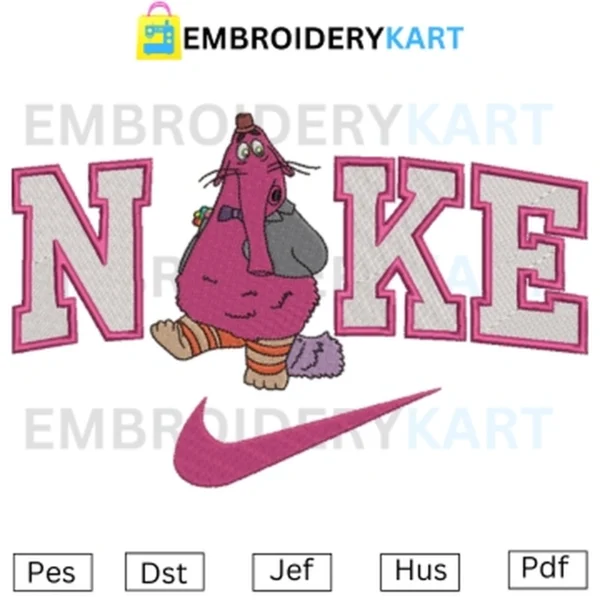 Nike Bing Bong Embroidery File, Inside out Movie