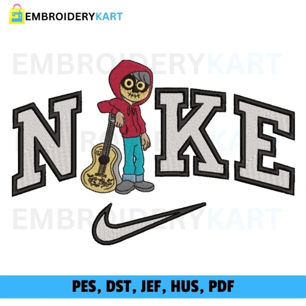 Nike Miguel Coco Halloween Embroidery design