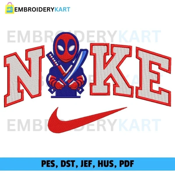 Nike Deadpool Embroidery File