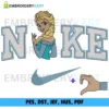 Nike X Elsa Disney Embroidery File