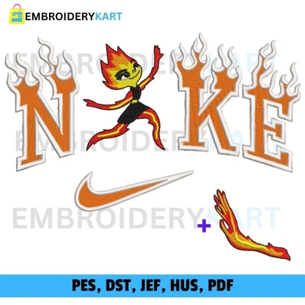 Nike X Ember Embroidery design