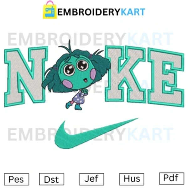 Nike Envy Embroidery File ,Inside out Movie