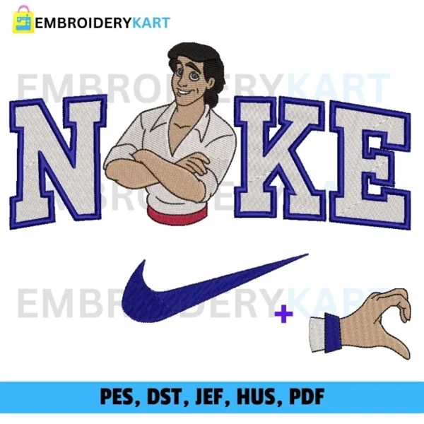 Nike Princess Eric Embroidery File