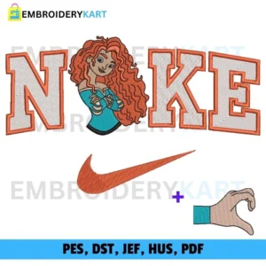 Nike Merida Embroidery File