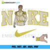 Nike Prince Charming Embroidery file, Cinderella And Prince Charming