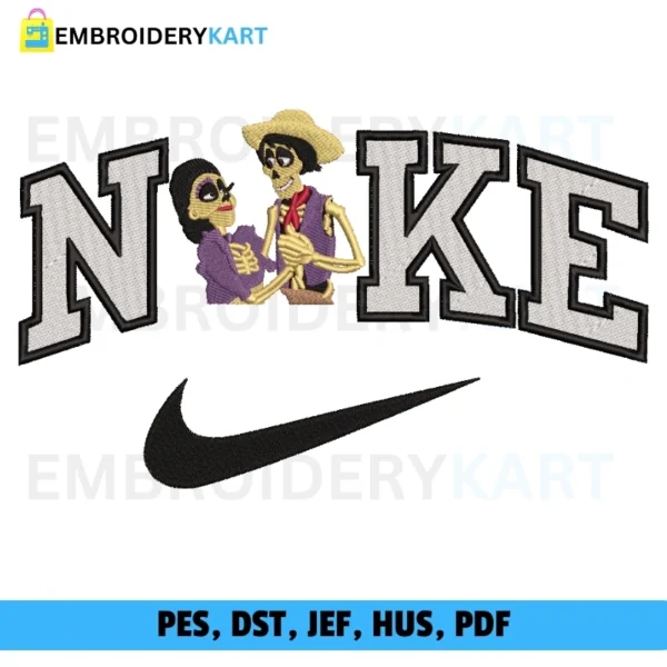 Nike hector coco Embroidery Design