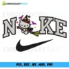 Nike Hello Kitty Halloween Embroidery file