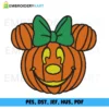 Pumpkin Minnie Halloween Embroidery