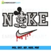 Nike Mickey Skeleton Halloween Embroidery file