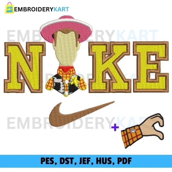 Nike X Woody Embroidery Design