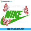 Nike Buterfly Machine Embroidery design V4