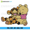 Pooh and Tiger Embroidery design