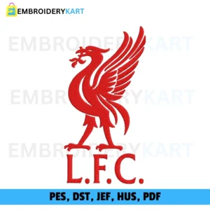 LFC Liverpool Embroidery Design
