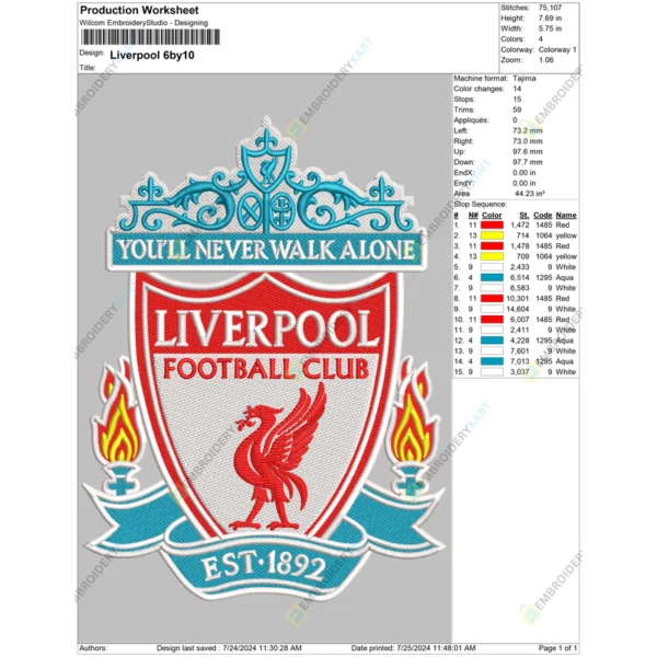 Liverpool 6by10