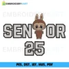 Senior Labubu 25 Embroidery Drsign