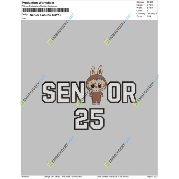 Senior Labubu 6BY10 page1
