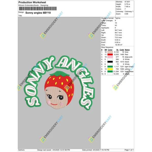 Sonny angles 6BY10
