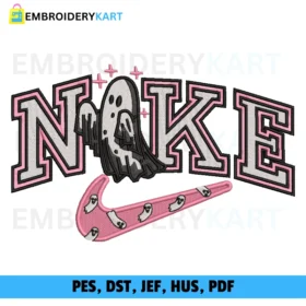 Nike Ghosts Halloween Embroidery design