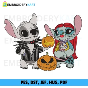 Stitch pupkin 01 Embroidery design
