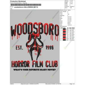 woodsobroro HALLOWEEN 6BY10