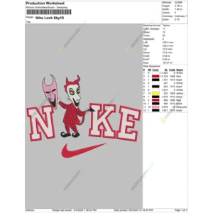 Nike Lock 6by10