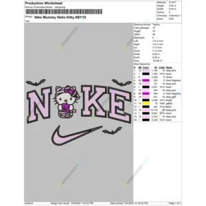 Nike Mummy Hello Kitty 6BY10