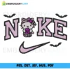 Nike Mummy Hello Kitty Halloween Embroidery design