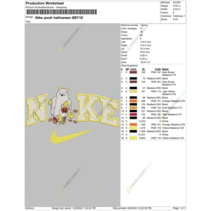 Nike pooh halloween 6BY10