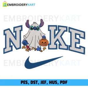 Nike stitch halloween Embroidery design