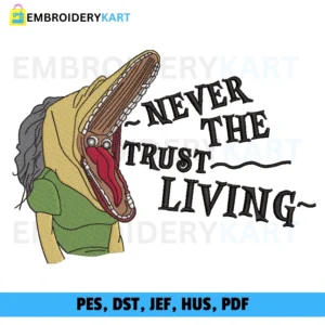 Barbara Maitland never trust Halloween Embroidery design