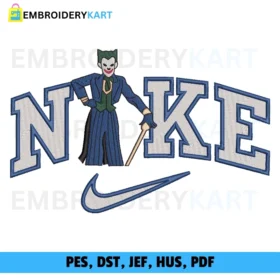 Nike Harley Quinn 2 Halloween Embroidery design