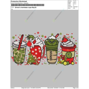 Grinch crismistas cups 6by10 page1