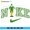 NIKE Elf Christmas Embroidery design