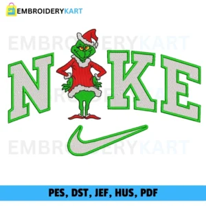 NIUKE GRINCH Christmas Embroidery design
