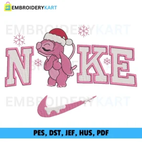 Nike Angel Lilo Christmas Embroidery design
