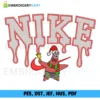 Nike Patrick Star Christmas Embroidery design